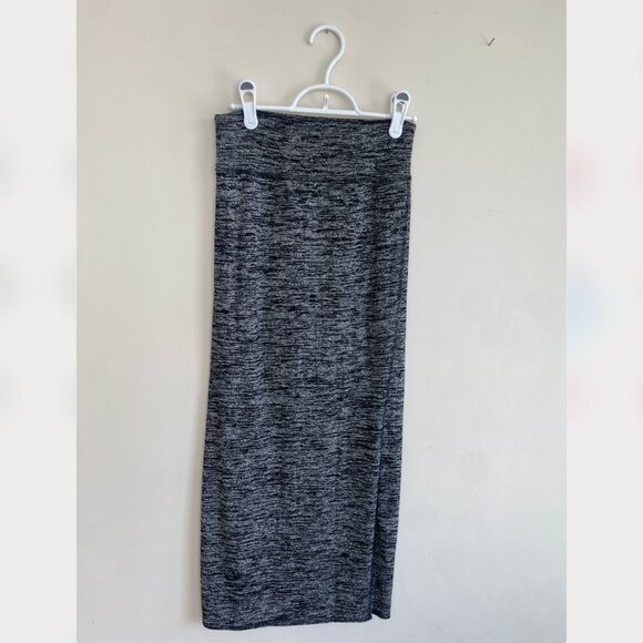 Wilfred Free Heather Dark Grey Slit Skirt - Picture 3 of 3